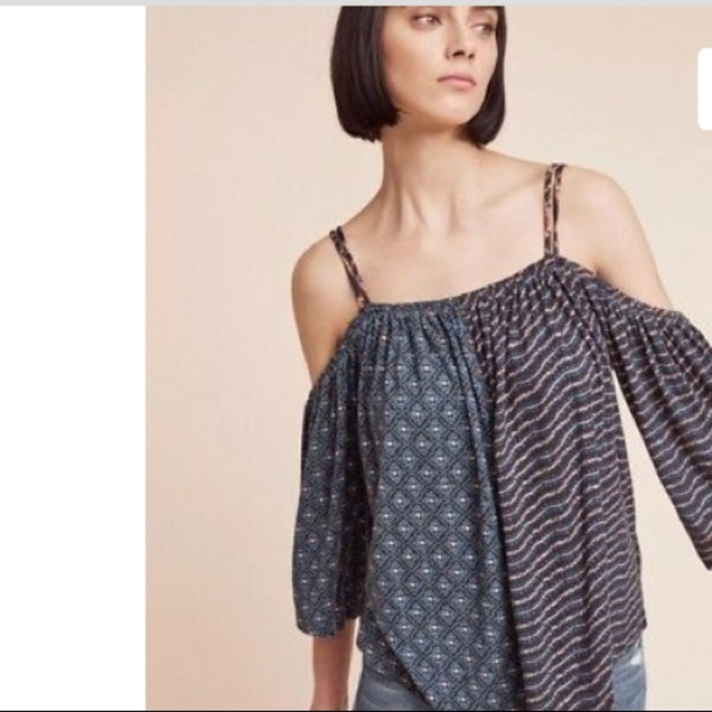 Anthropologie Deletta Reeve Top Sz S